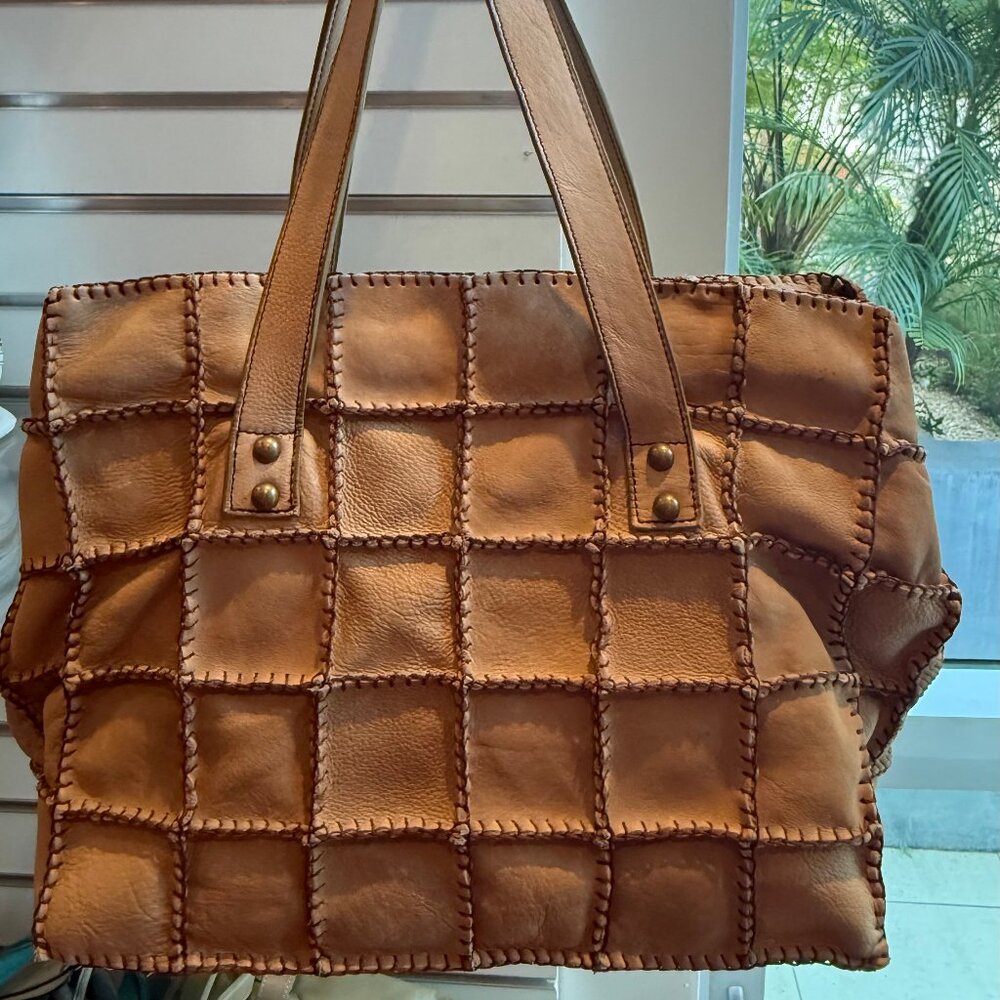 New without tags - designer direct - Hand stiched genuine leather tote bag